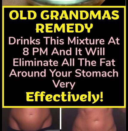 Drinks This Mixture At 8 PM And It Will Eliminate All The Fat Around Your Stomach Very Effectively