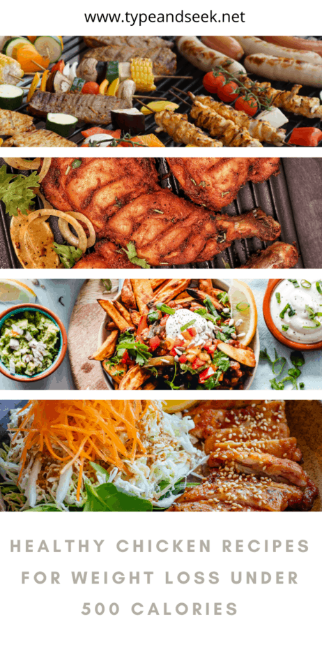 Healthy Chicken Recipes For Weight Loss Under 500 Calories